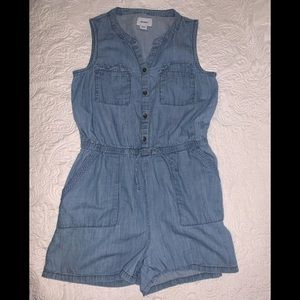 Old navy girls chambray romper ⛱